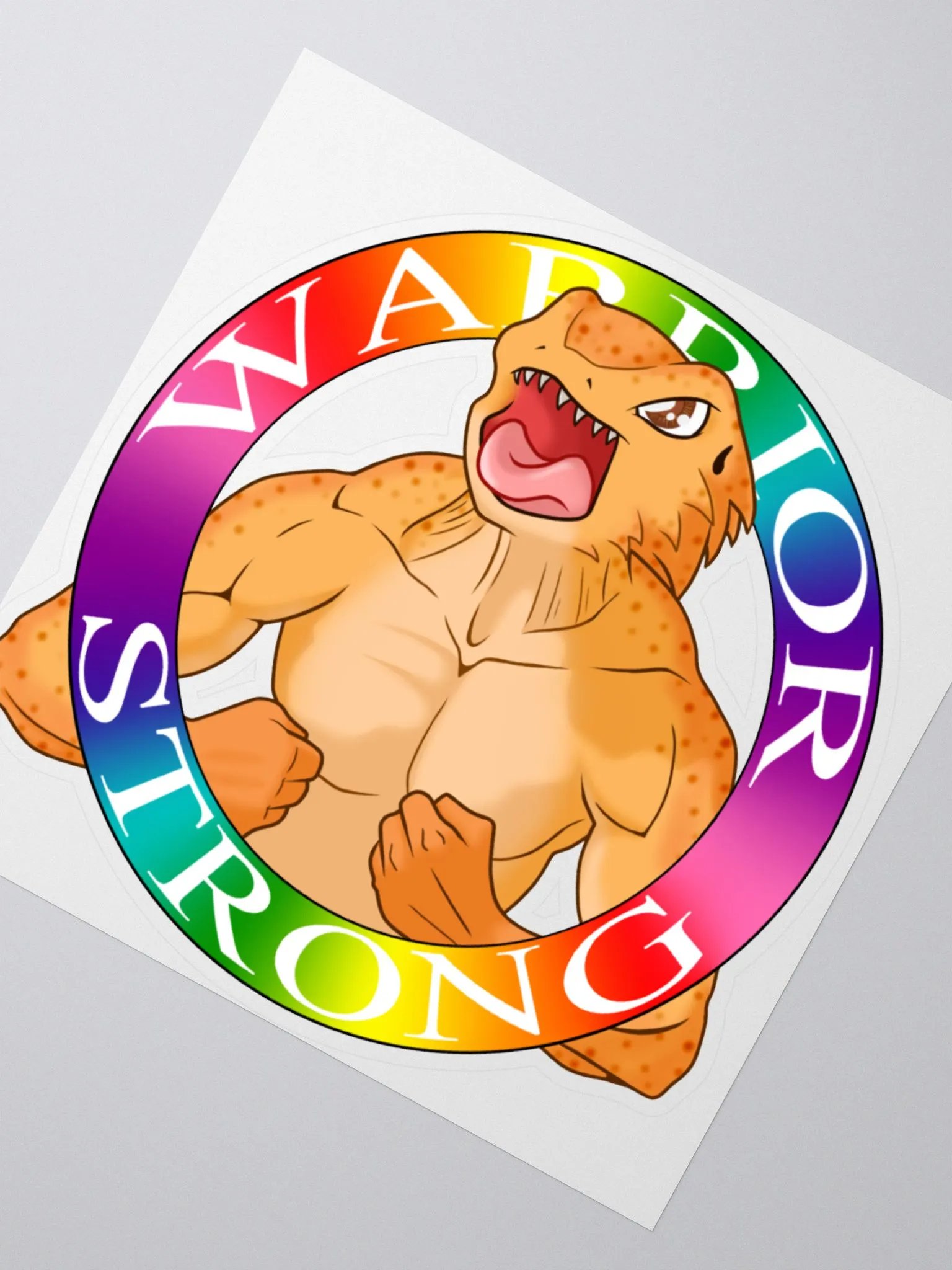 Warrior PRIDE Warrior STRONG Sticker product image (4)