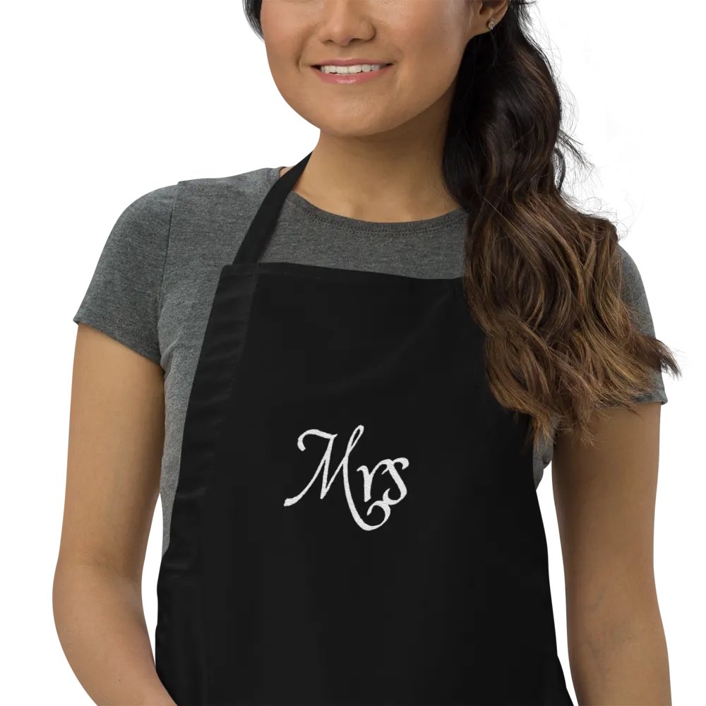 Apron - Mrs - on Black product image (10)