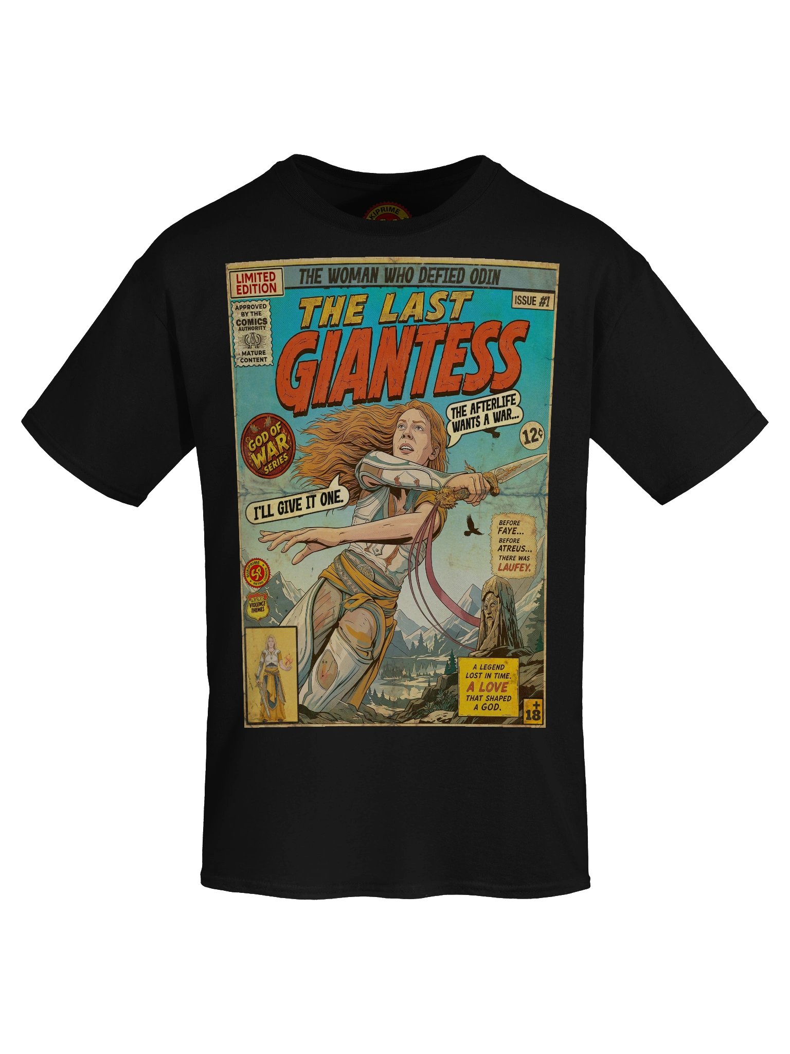 The Last Giantess Comic Art Gaming T-Shirt product image (5)