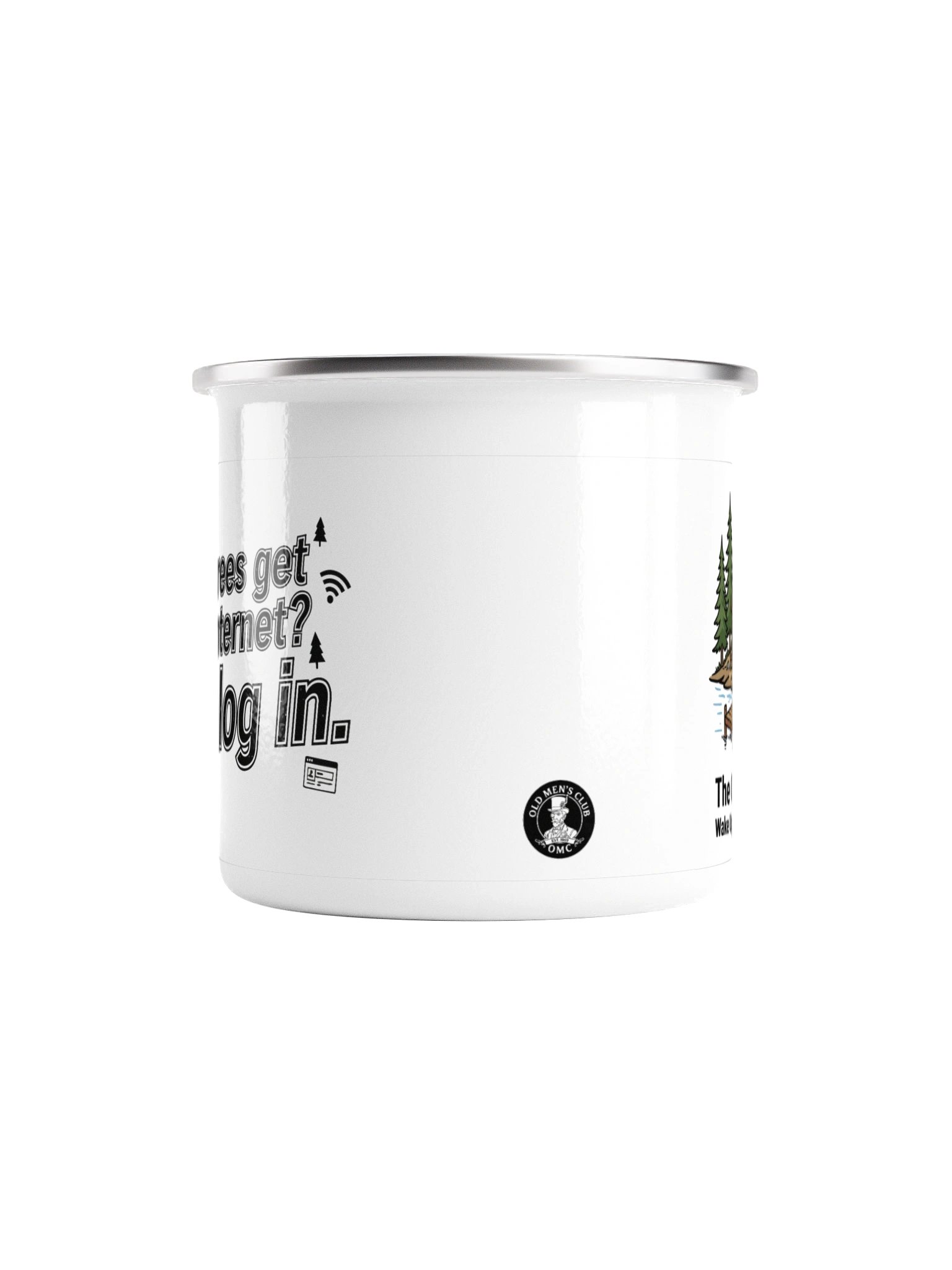 The Official OMC "Log In" Enamel Mug product image (2)