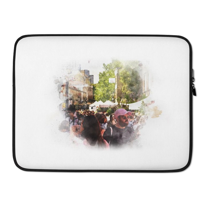 Columbia Road Market Neoprene Laptop Sleeve product image (2)