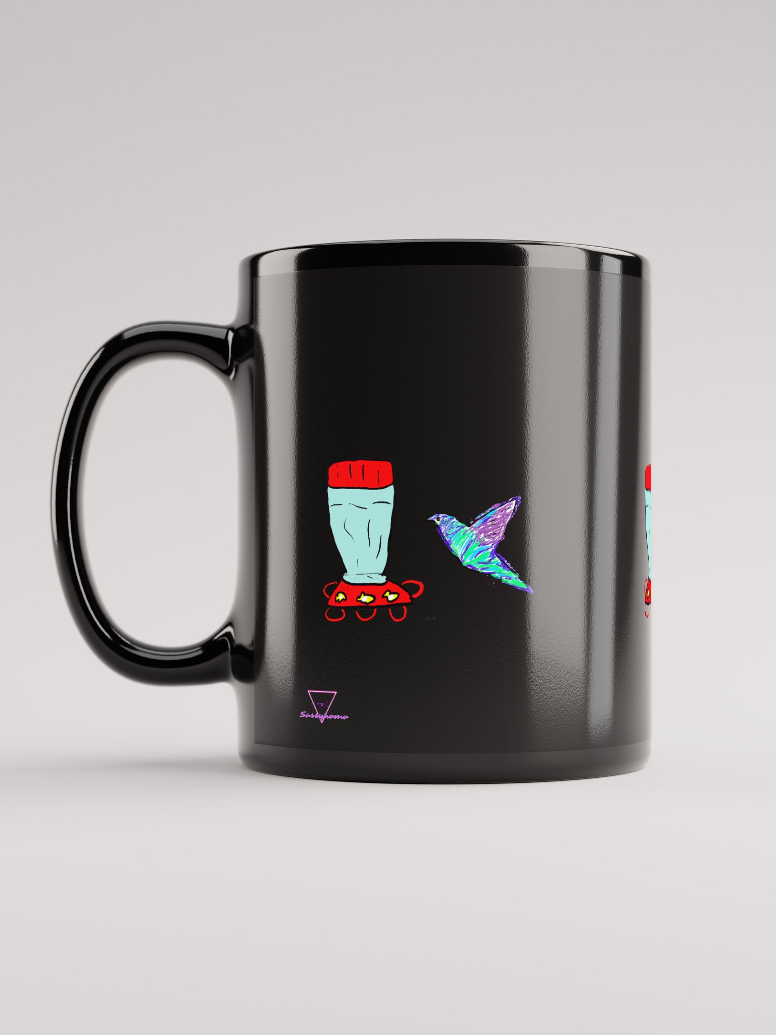 Hummingbird mug - Black product image (12)