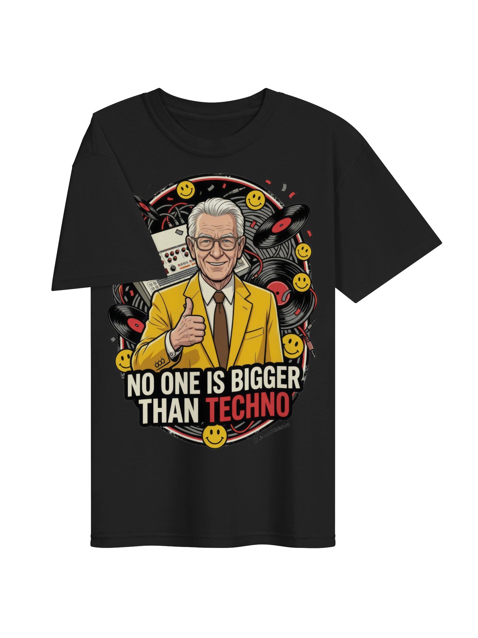 No One Is Bigger Than Techno Double Sided product image (4)