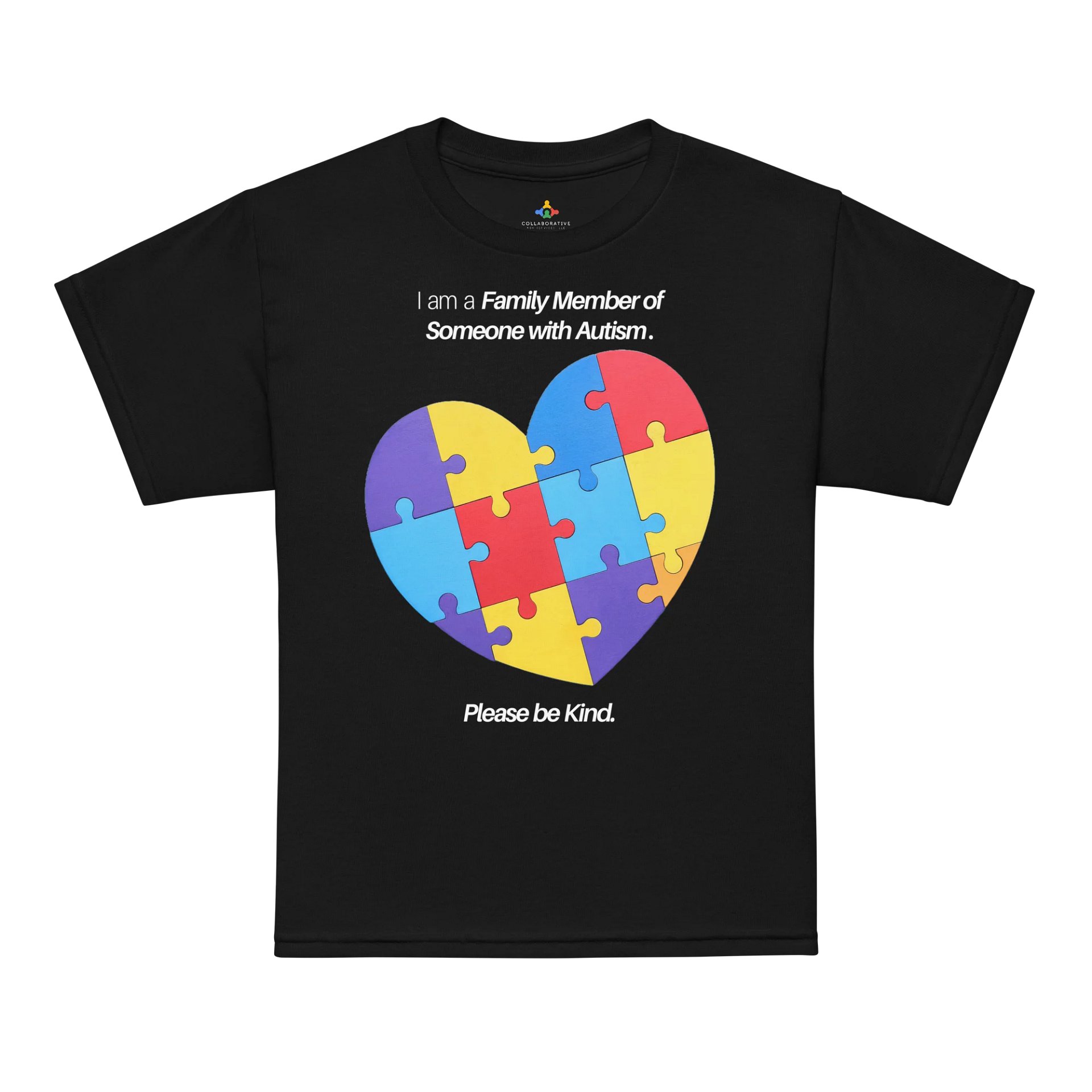 I am a Family Member of Someone with Autism. Please Be Kind Kids T-Shirt product image (1)