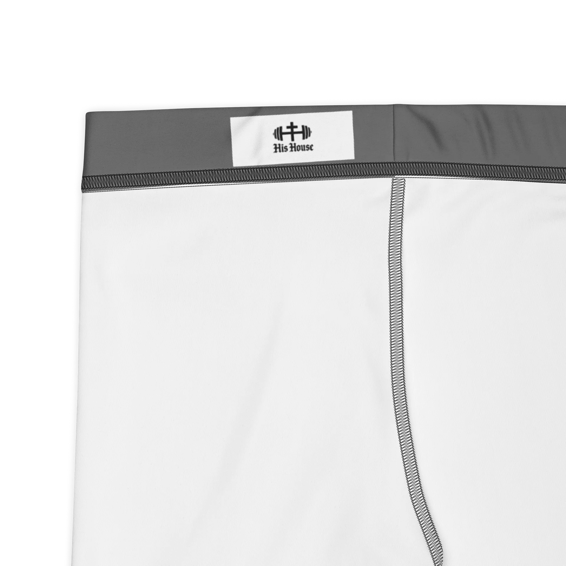 His House Womens Performance Crop Leggings - Grey product image (2)