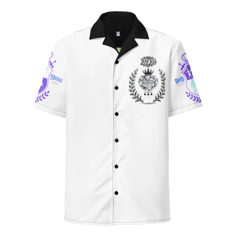 White Tee Button up product image (2)