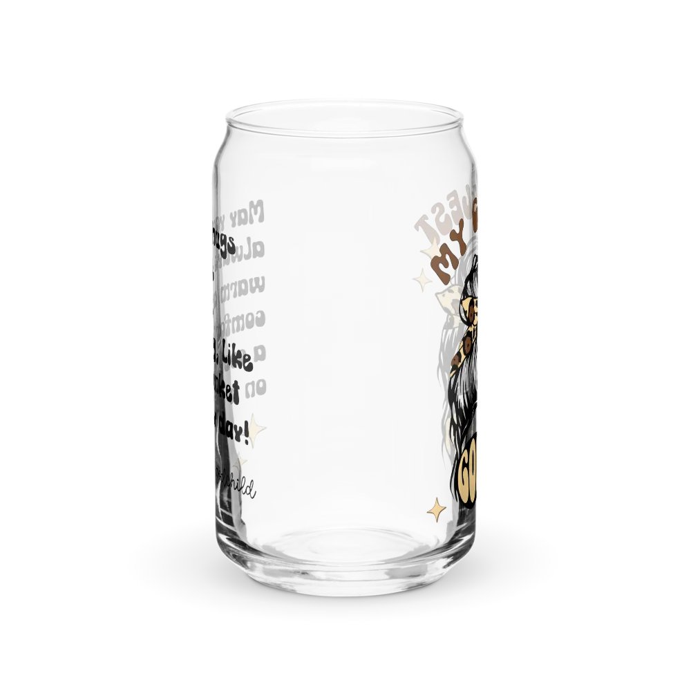 Godmother proposal birthday gift retro iced coffee cup with lid and straw product image (9)