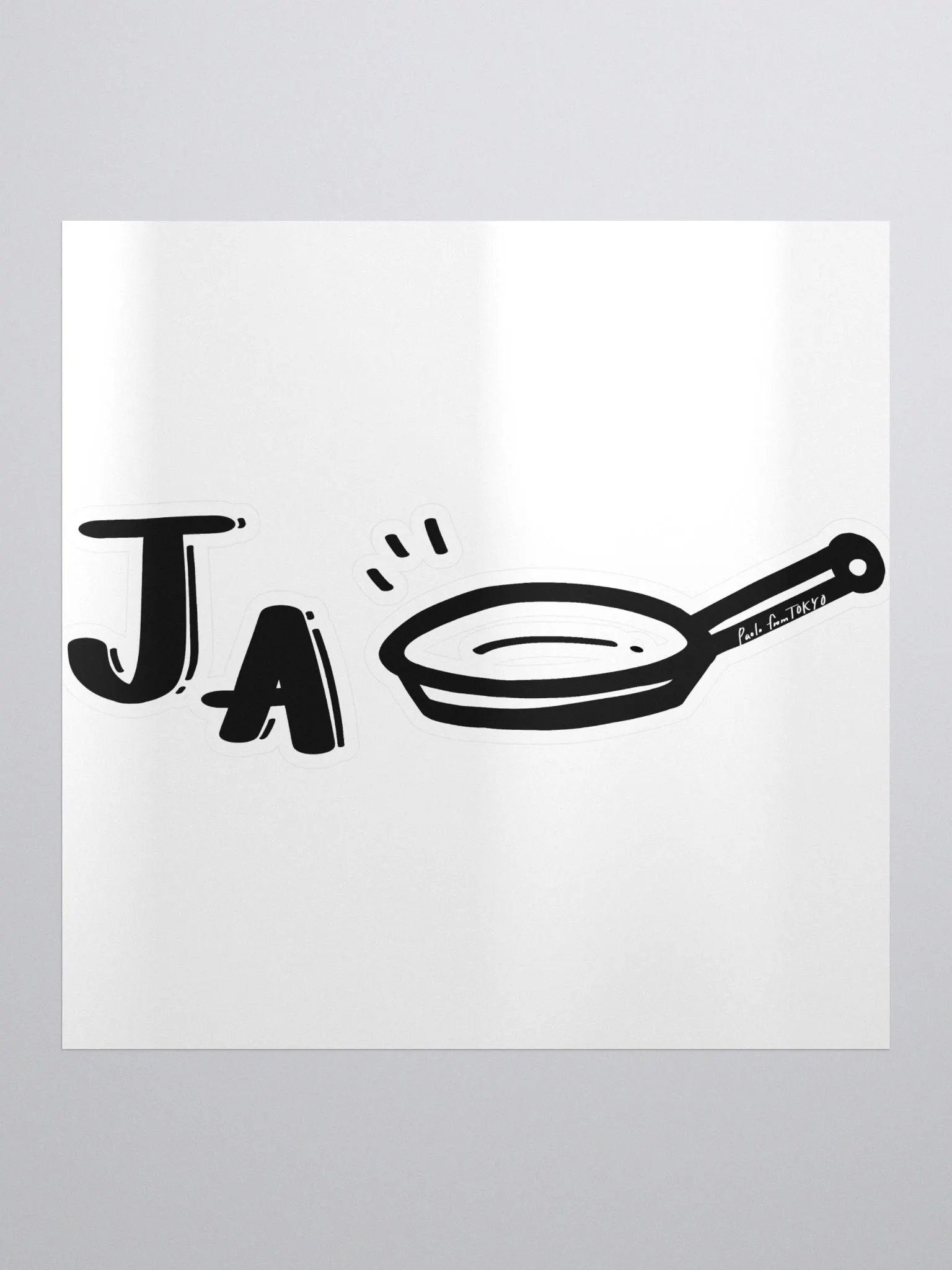 Ja-Pan (Black Text) Sticker product image (1)