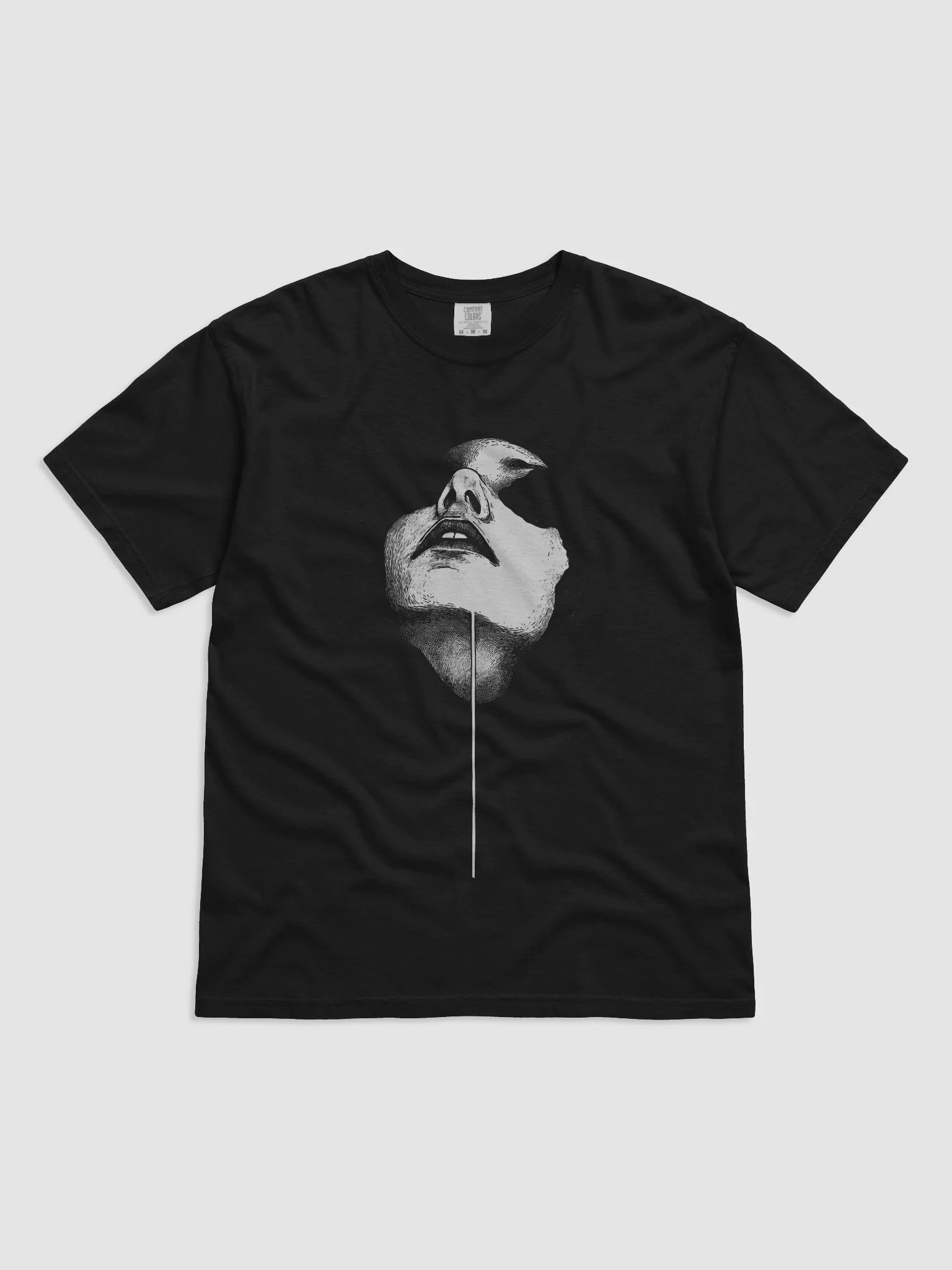 Drip Hand Sigil Black Short-Sleeve Graphic T-Shirt product image (1)