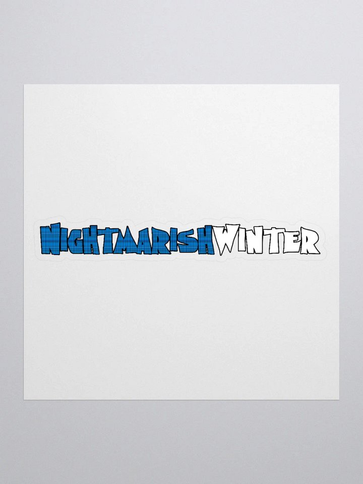Plaid Logo Sticker product image (1)