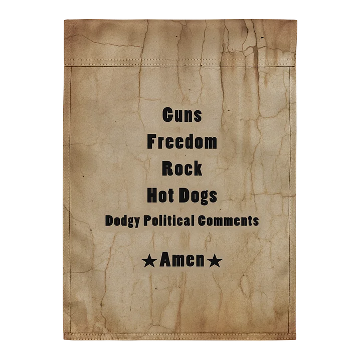 Grunge County Rock | Garden Flag product image (2)