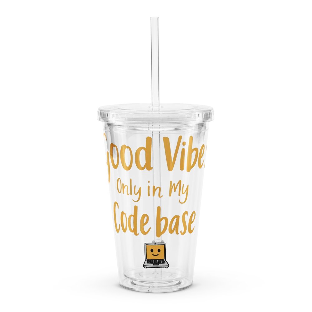 Good Vibes Only Tumbler – Code Base Edition product image (3)
