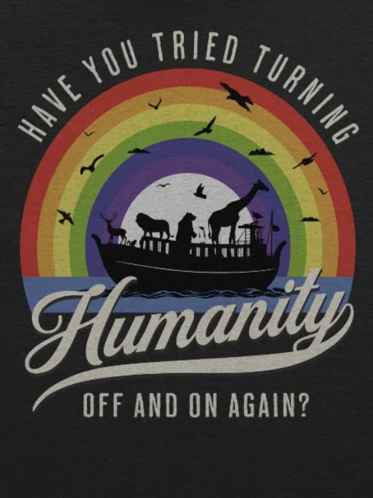 Turning Humanity Off and On T-Shirt - Woman Fit product image (2)