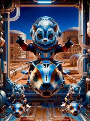 Bunky the Solid State Skunky: Music Video 4 #scifi #cartoon #animation #musicvideo #mars