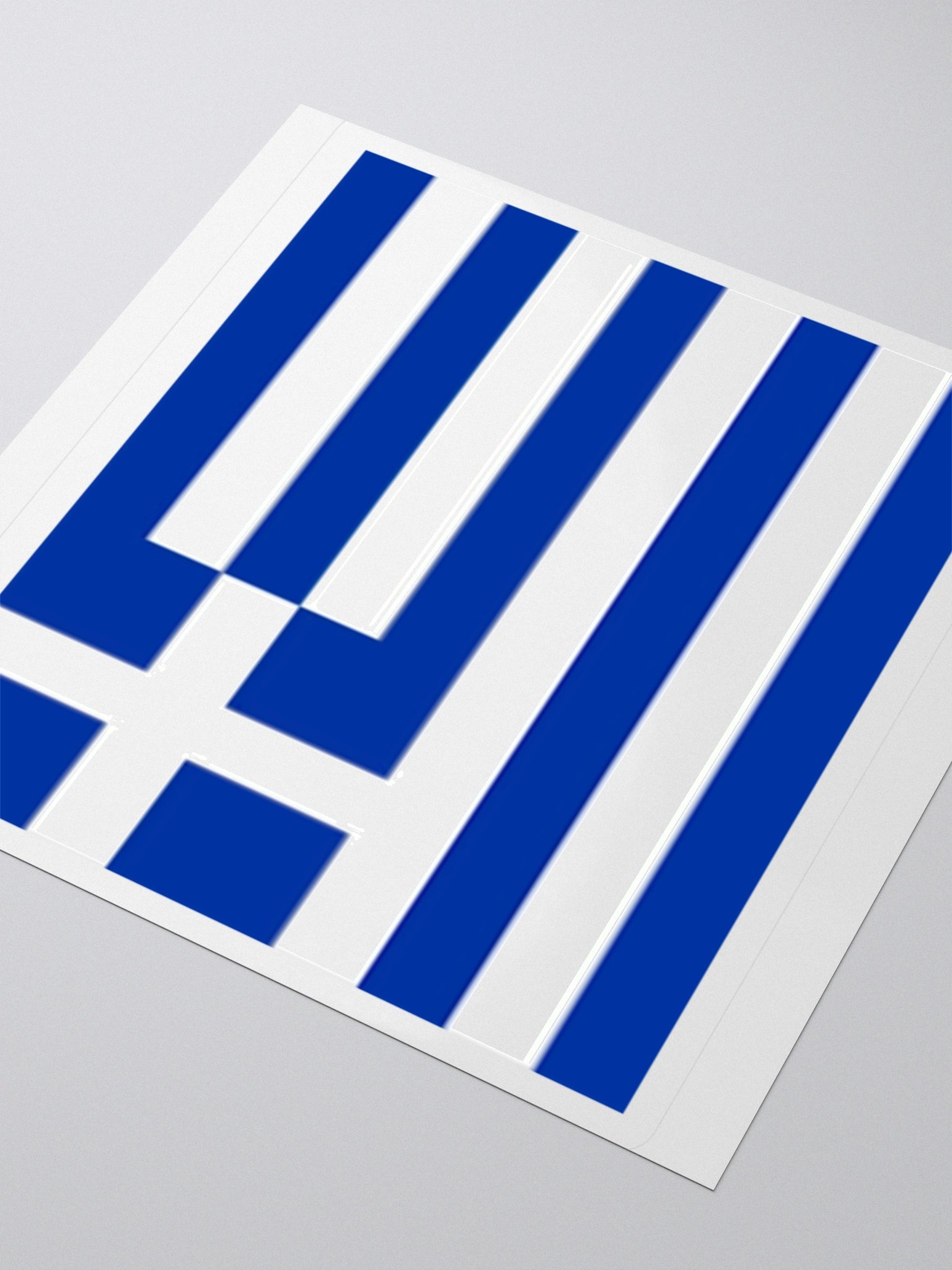 Greece Flag Sticker | Blue White Cross Design | Durable Vinyl | 3 Sizes product image (7)