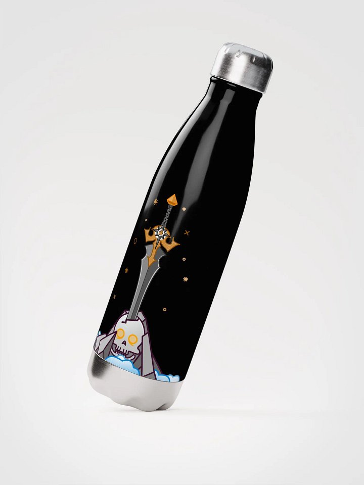 Sword in the Skull - Argent Variation - Water Bottle [Stainless Steel] product image (2)
