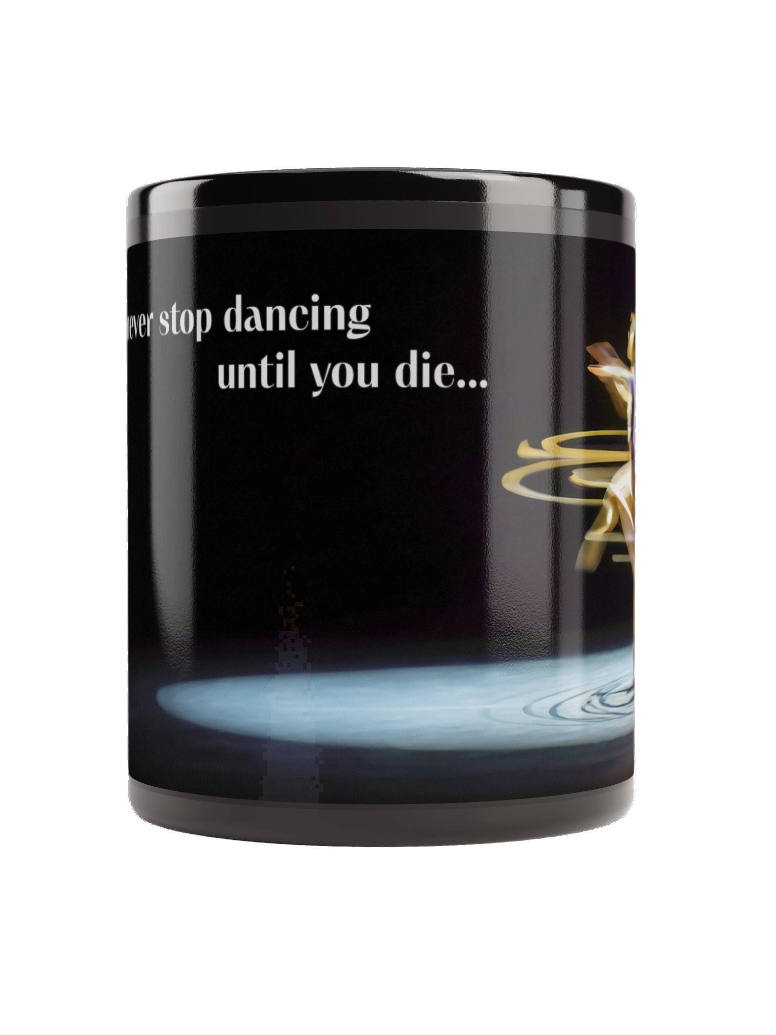 Never Stop Dancing Black Mug product image (4)