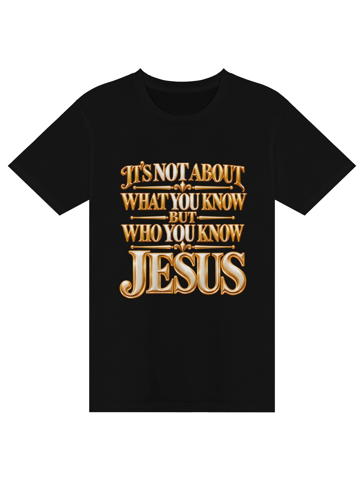 Who You Know: JESUS Champagne Gold Edition T-Shirt product image (1)