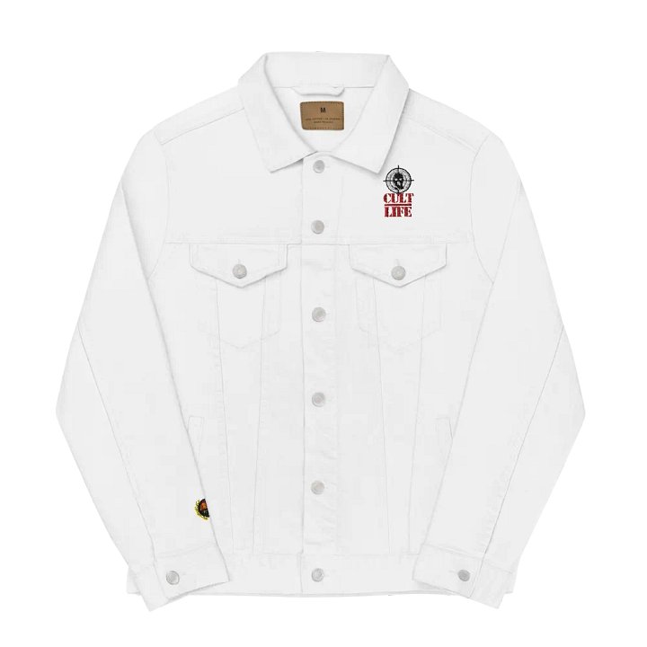 CULT LIFE ENEMY DENIM WHITE product image (1)