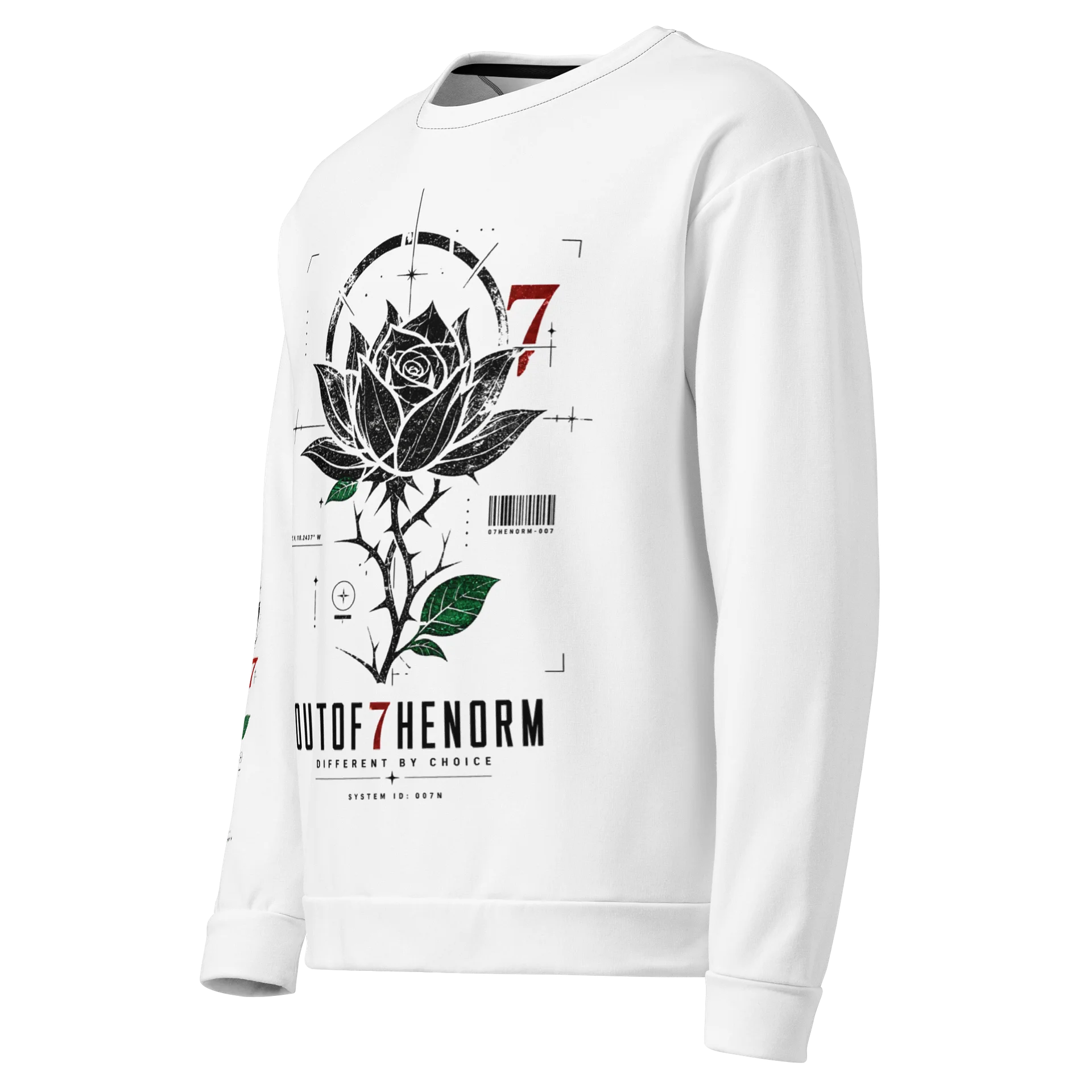 Midnight Rose 7 — All-Over Sweatshirt product image (3)