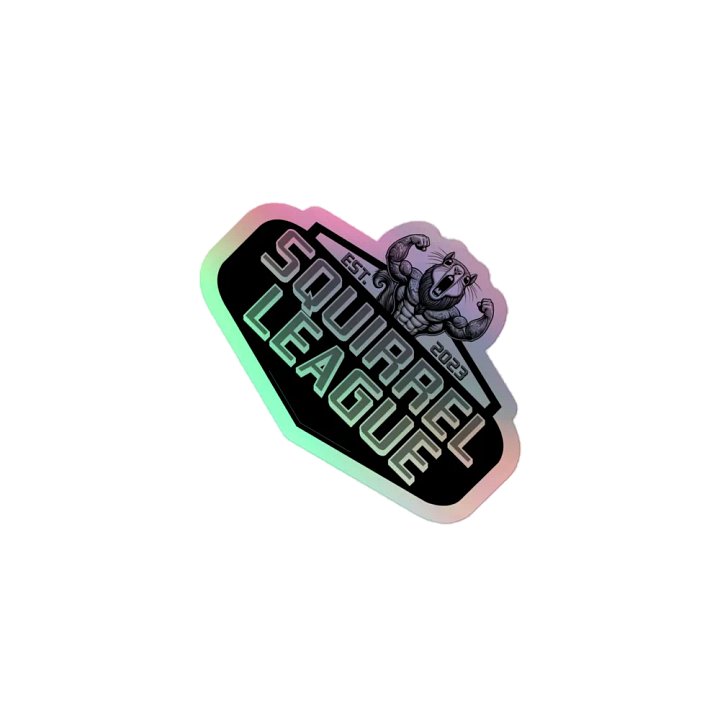 Squirrel League Holo Sticker product image (1)