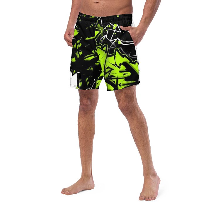 Retro Wave Swim Trunks product image (2)