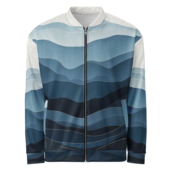 Women's Azure Wave-Print-5 Jacket product image (1)