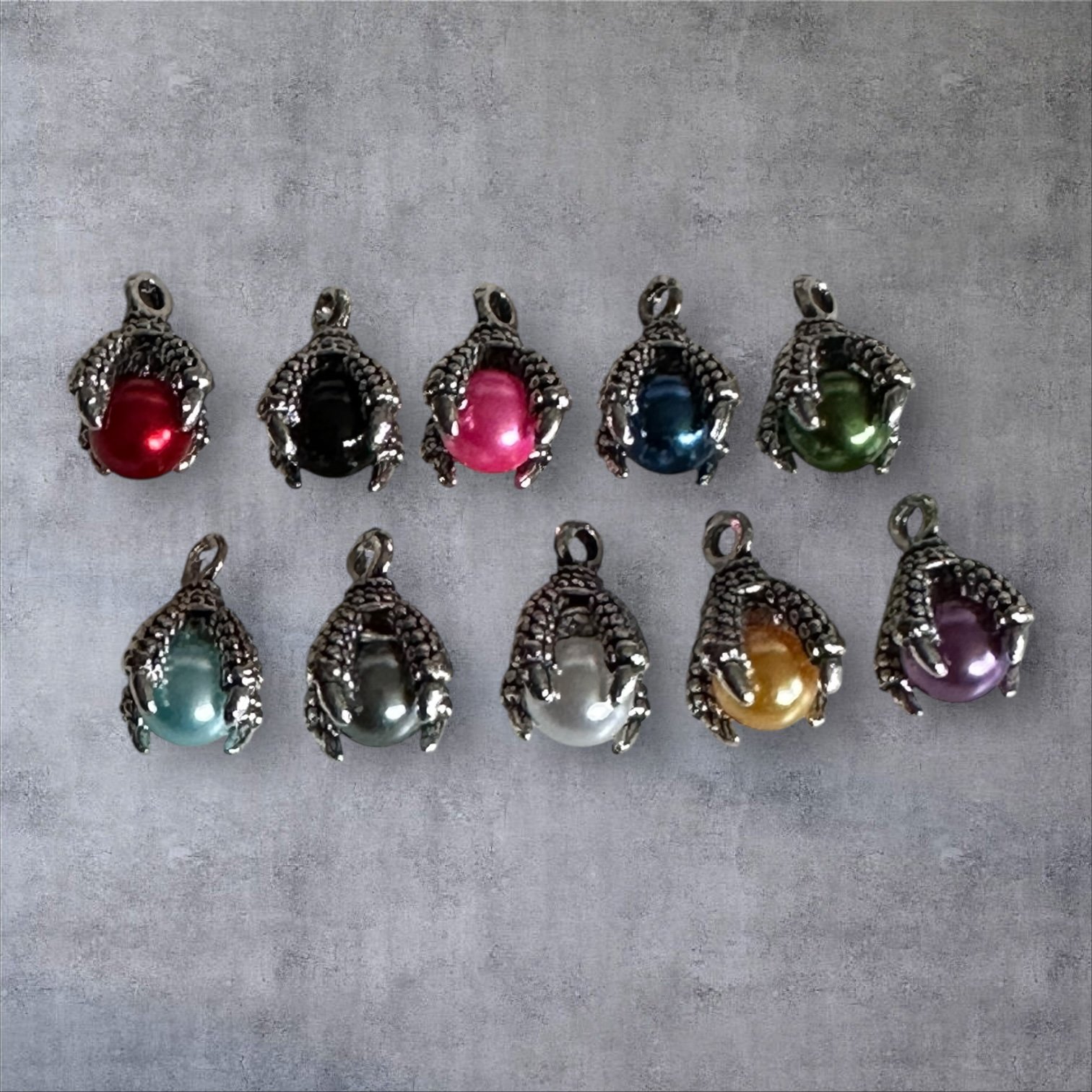 Dragon Claw with Pearl Whinny Winners Braid and Bridle Charms for Horses | Little Shop of Ponies product image (1)