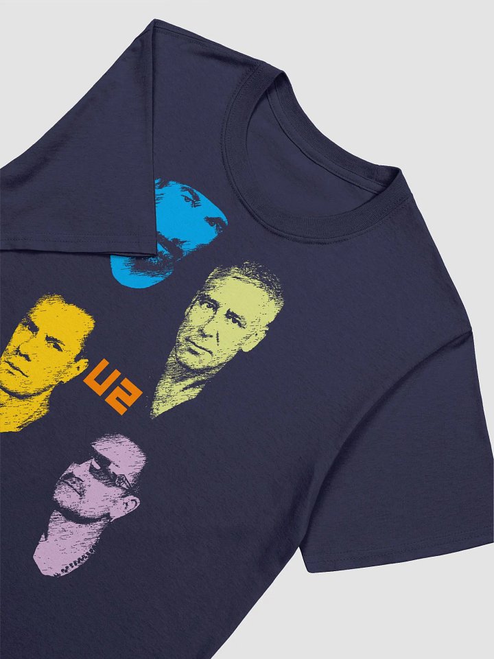 U2 Vibrant Faces Unisex Tee product image (2)