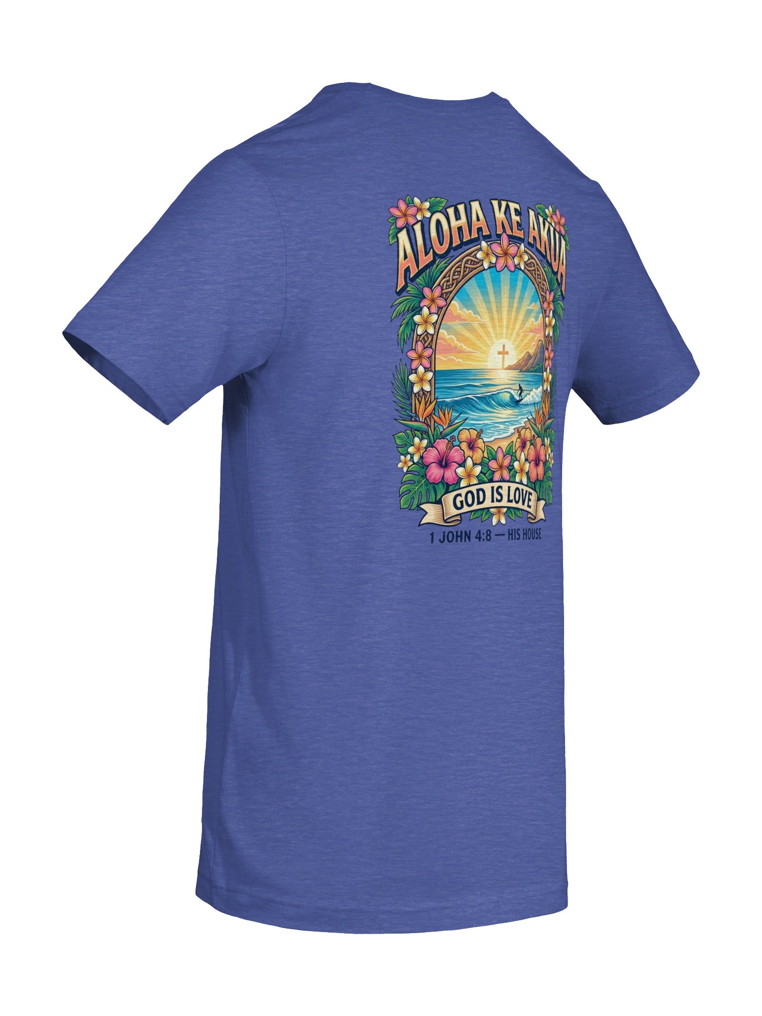 His House Unisex "Aloha Ke Akua" T-Shirt product image (8)