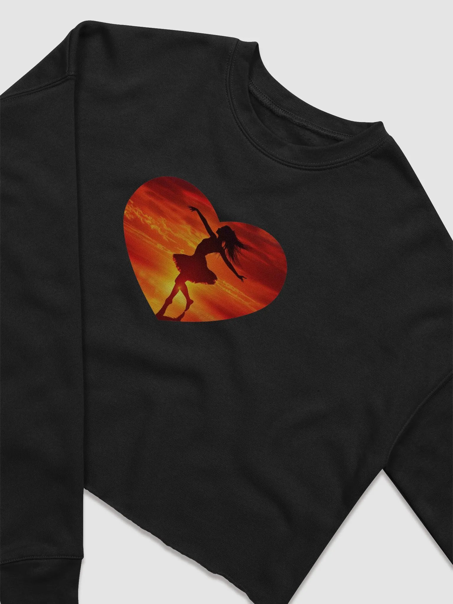 Sunset Dance Crop Top Sweatshirt product image (3)