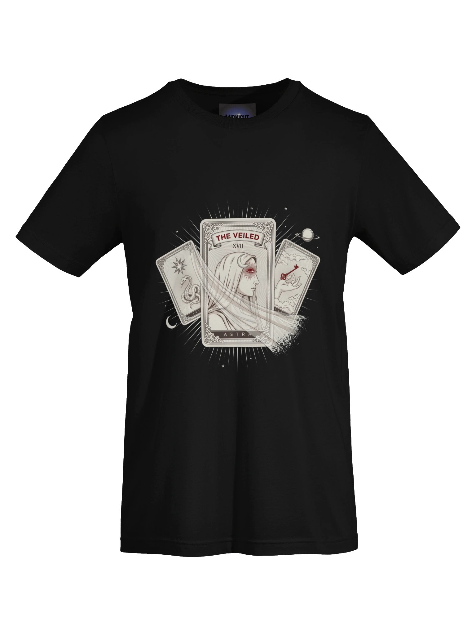Midnight Veil The Veiled Tarot T-Shirt product image (48)