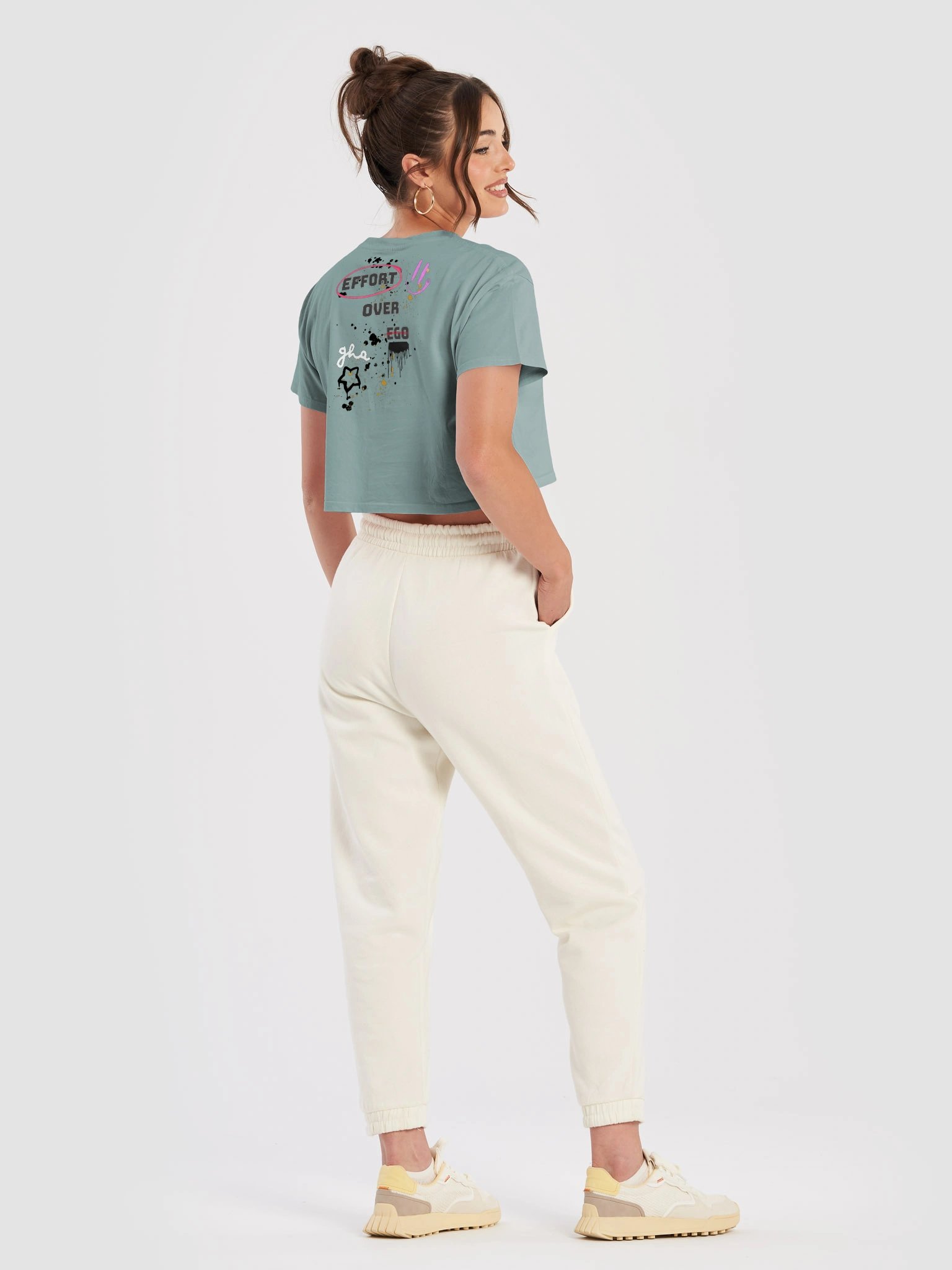 Effort Over Ego Crop Top product image (4)