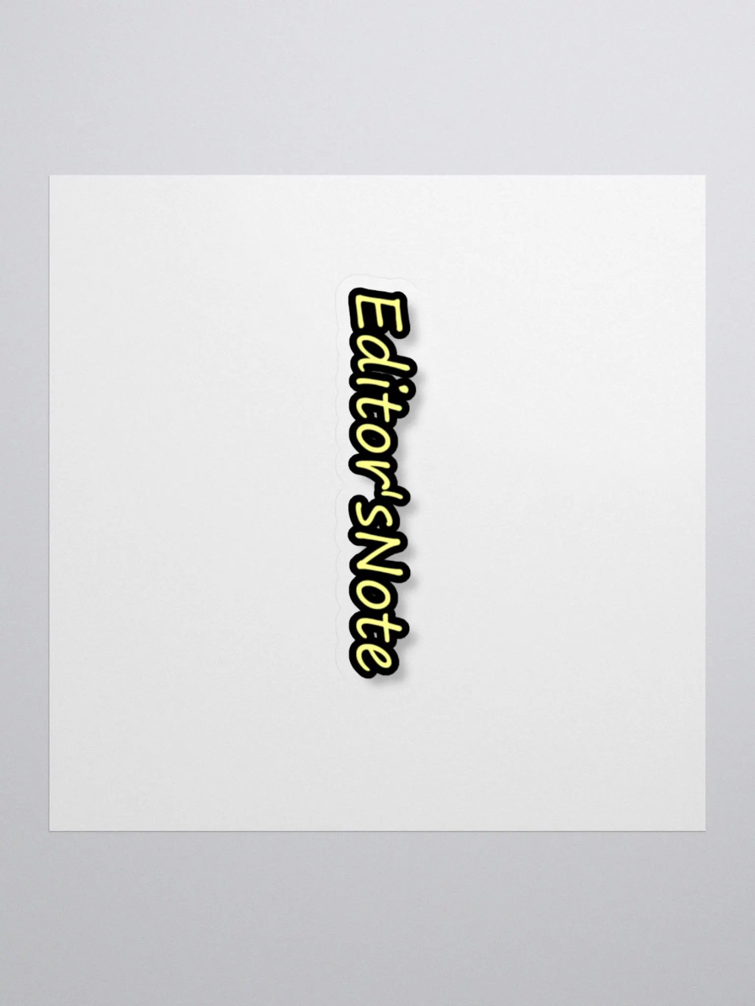 Editor's Note Sticker product image (2)