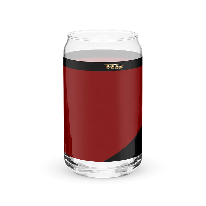 Officer Inspired Can Glass -Red Division product image (2)