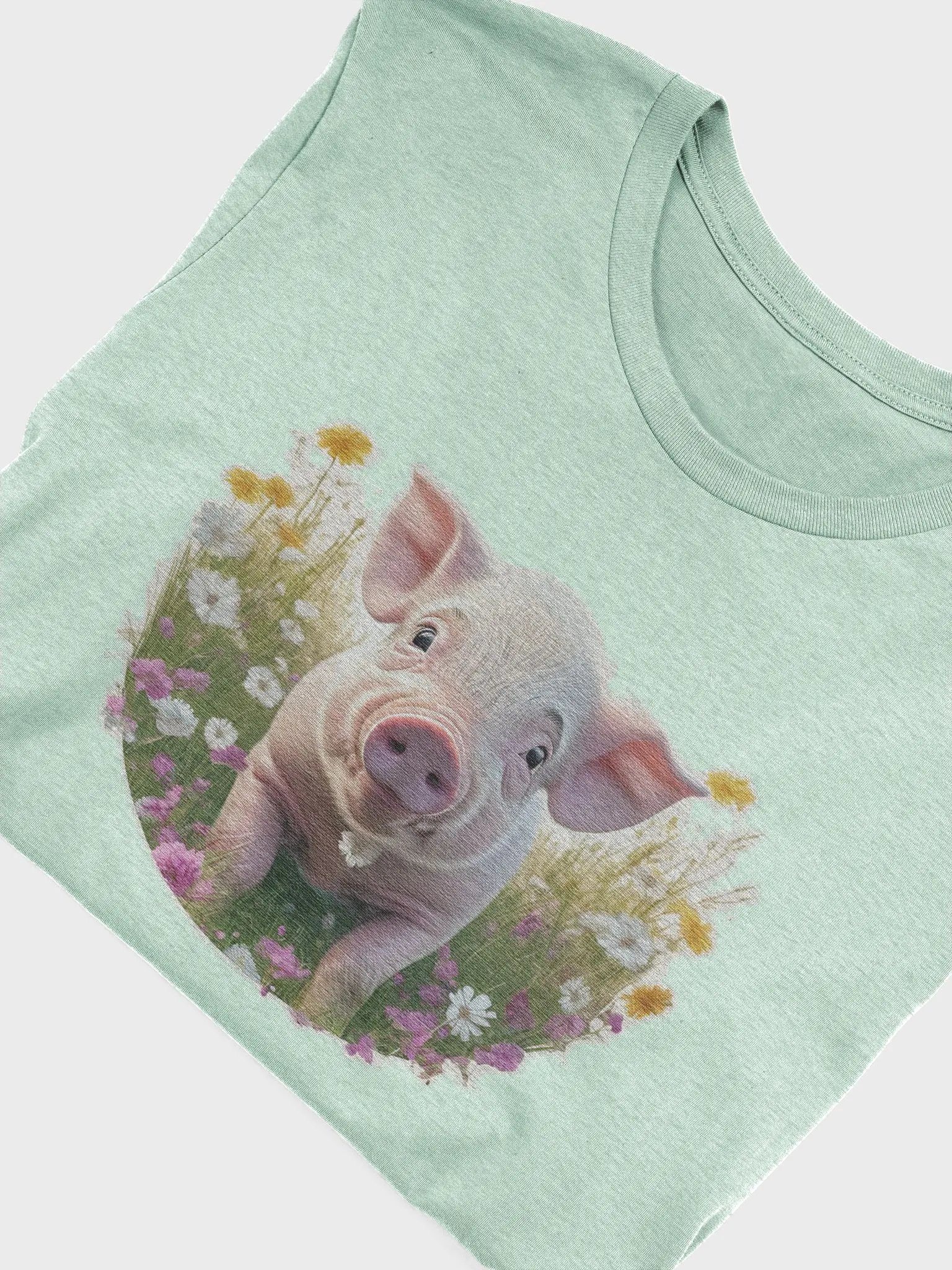 A Piglet in flower Supersoft T-Shirt product image (5)