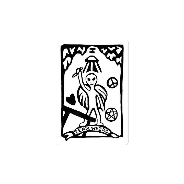 Team Weird Tarot Magnet product image (2)