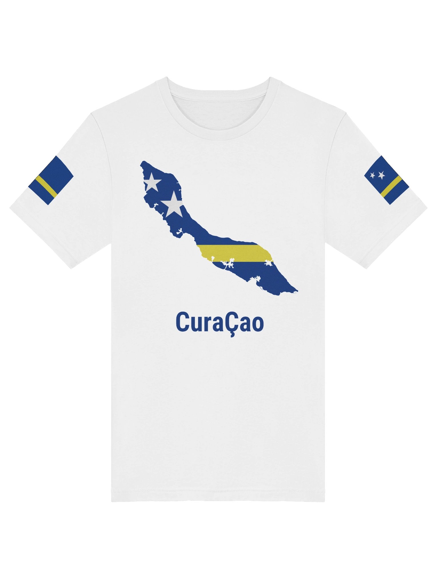 Curaçao 2026 World Cup Flag Tee - Premium Unisex T-Shirt product image (37)