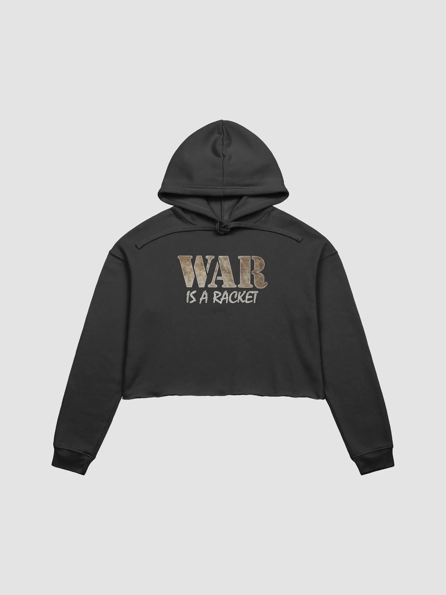 War Is A Racket - Metal - Bella+Canvas Fleece Crop Hoodie product image (1)