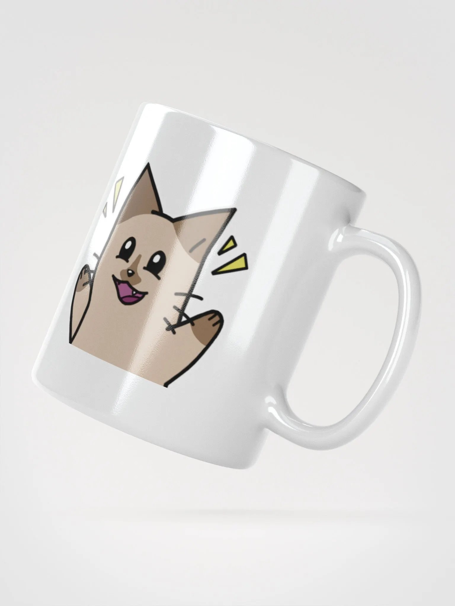 Happy Cat Emote Mug product image (5)
