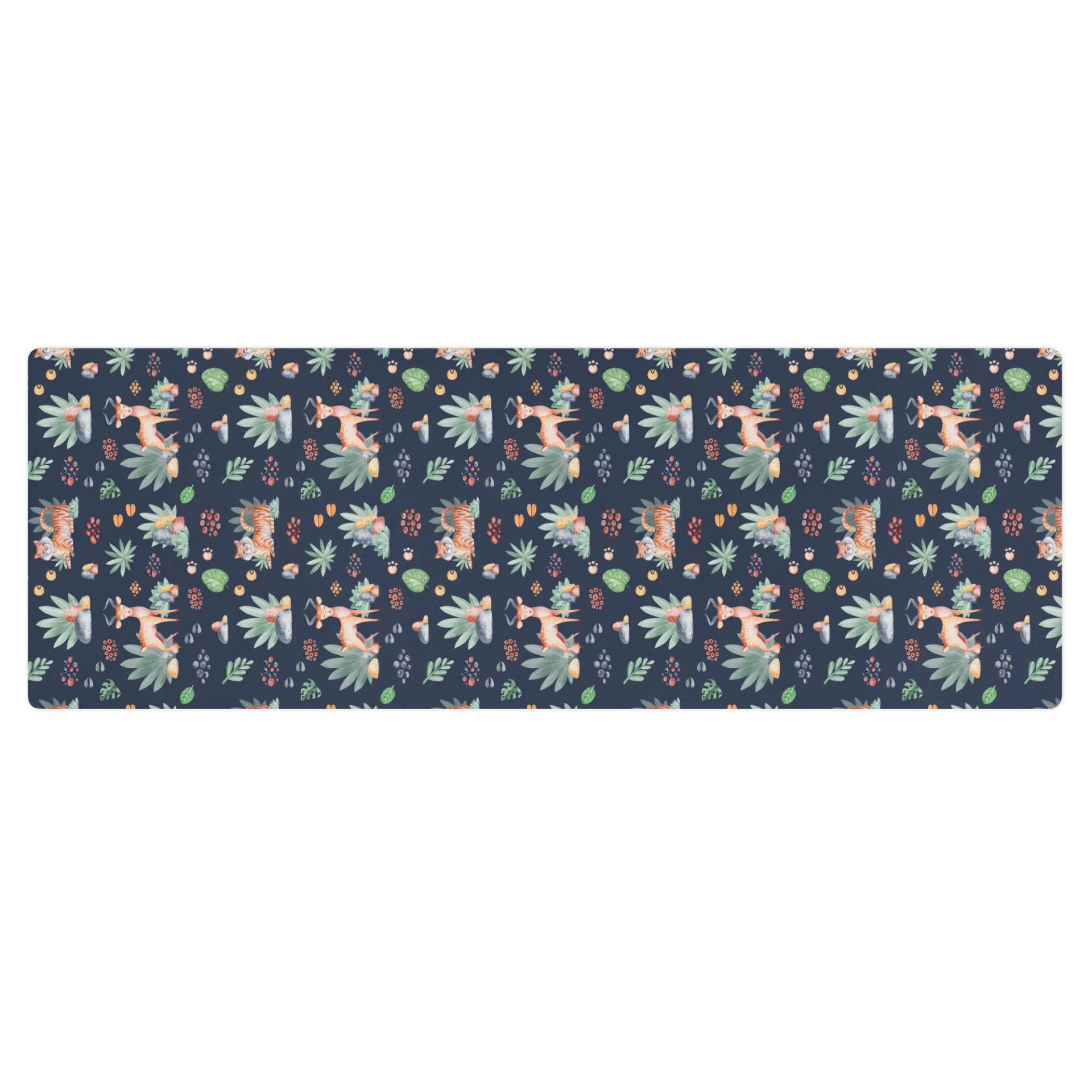 Safari Wild Animals Pattern Yoga Mat by Treasure Pie product image (1)