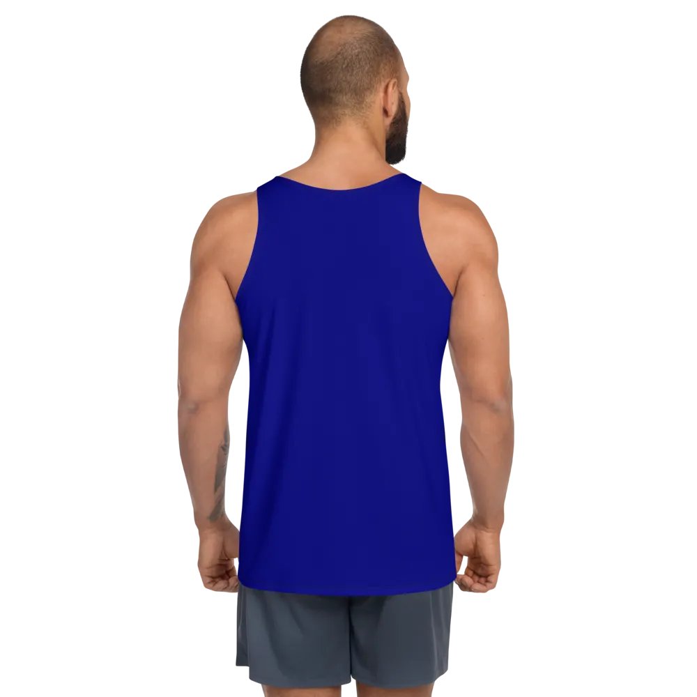 Plain Color Navy Blue Tank Top product image (2)