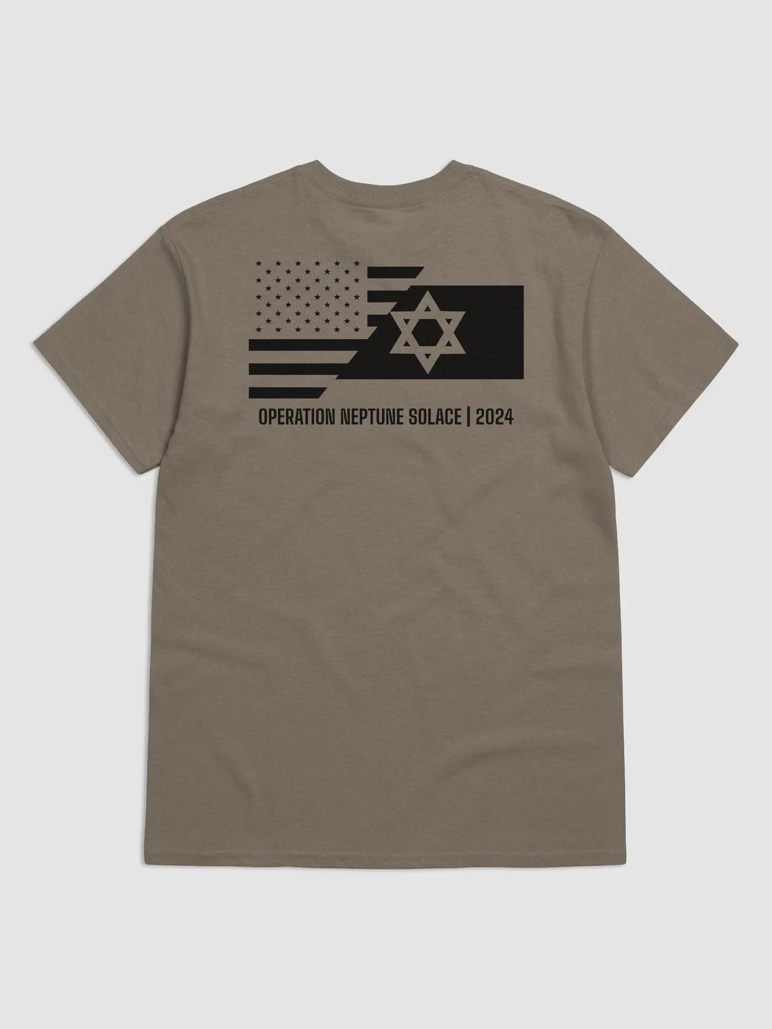 Split Flag Tan T-shirt product image (1)