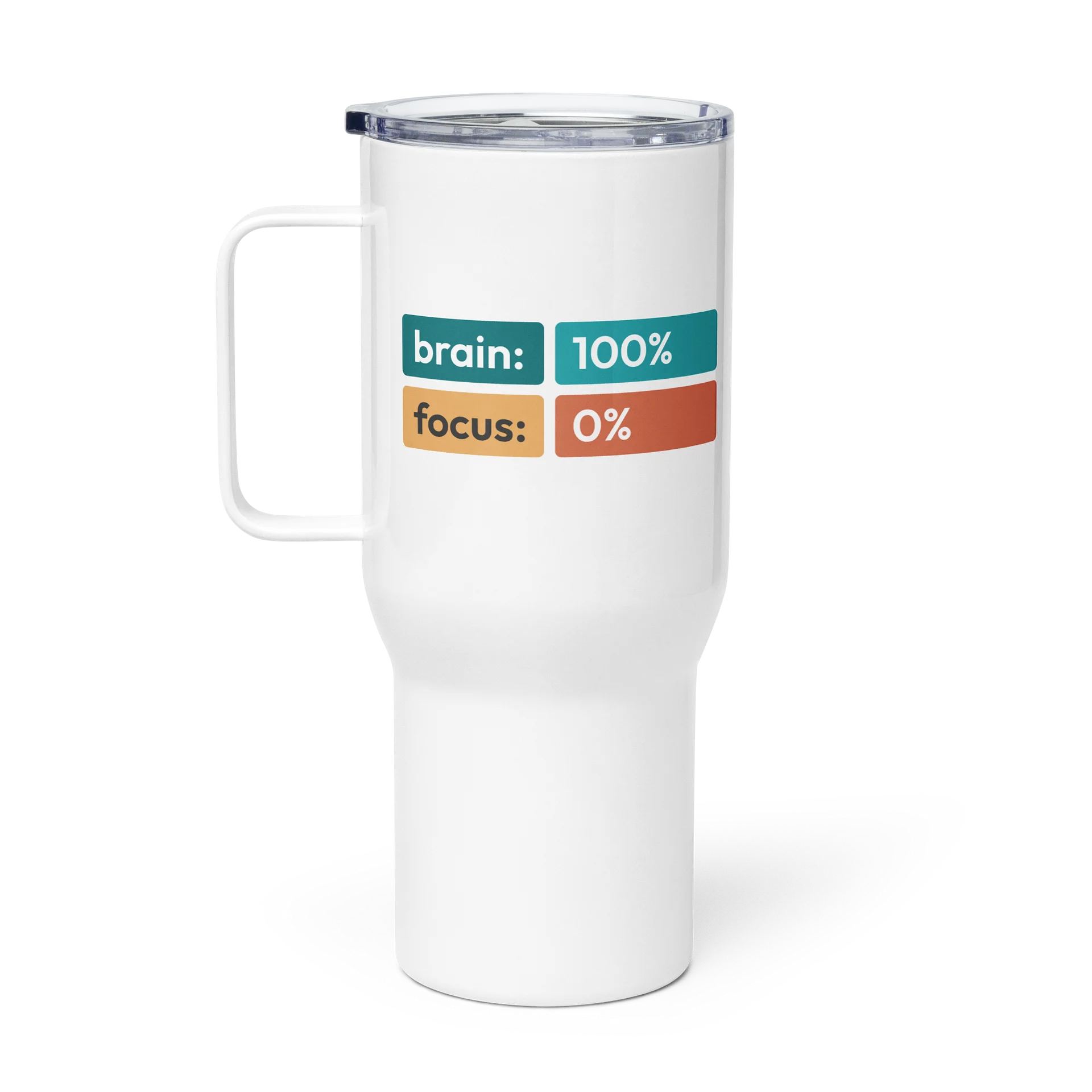 100% Brain Travel Mug product image (1)