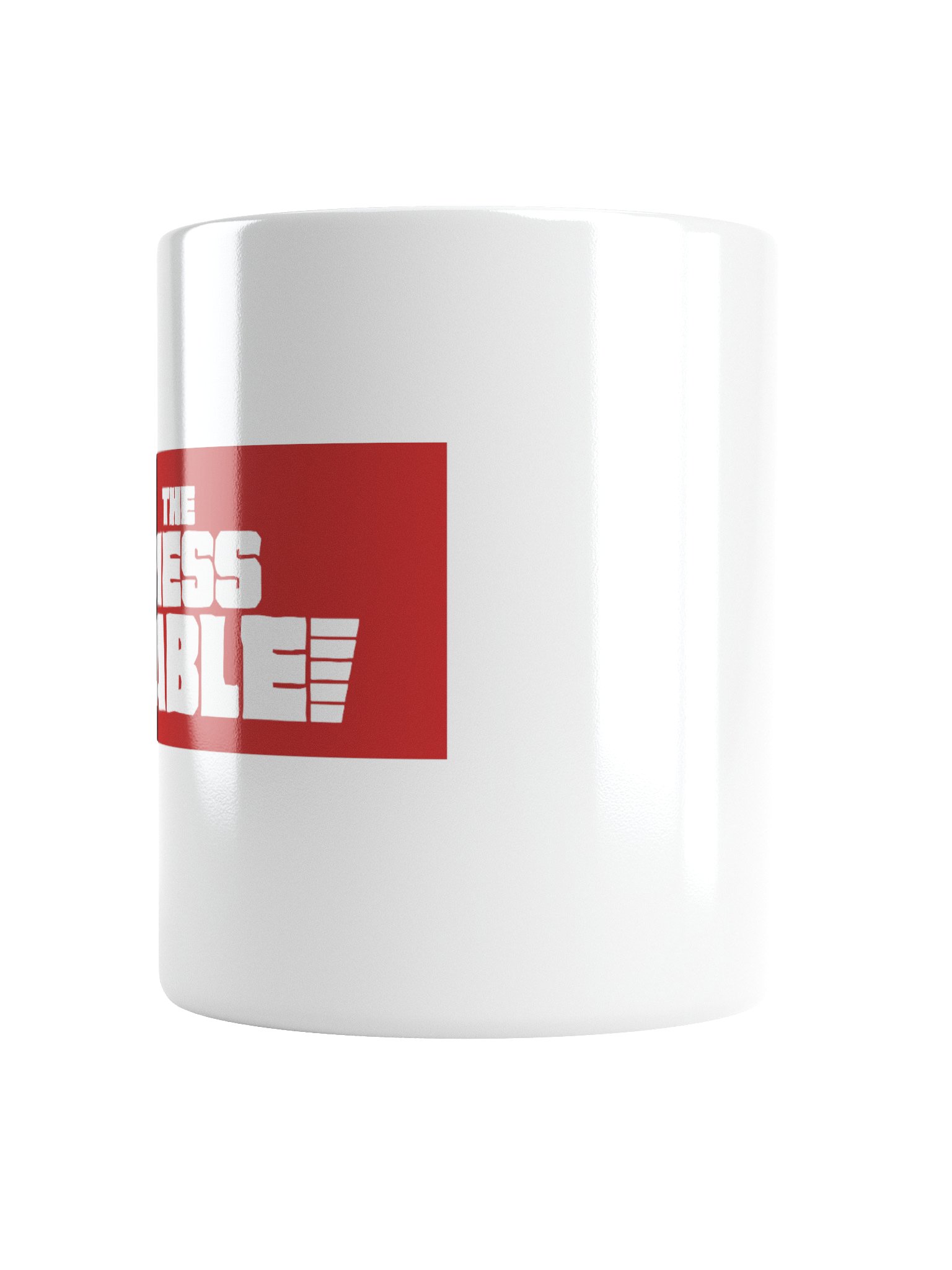 White Mug with Red/White TMT Banner product image (17)