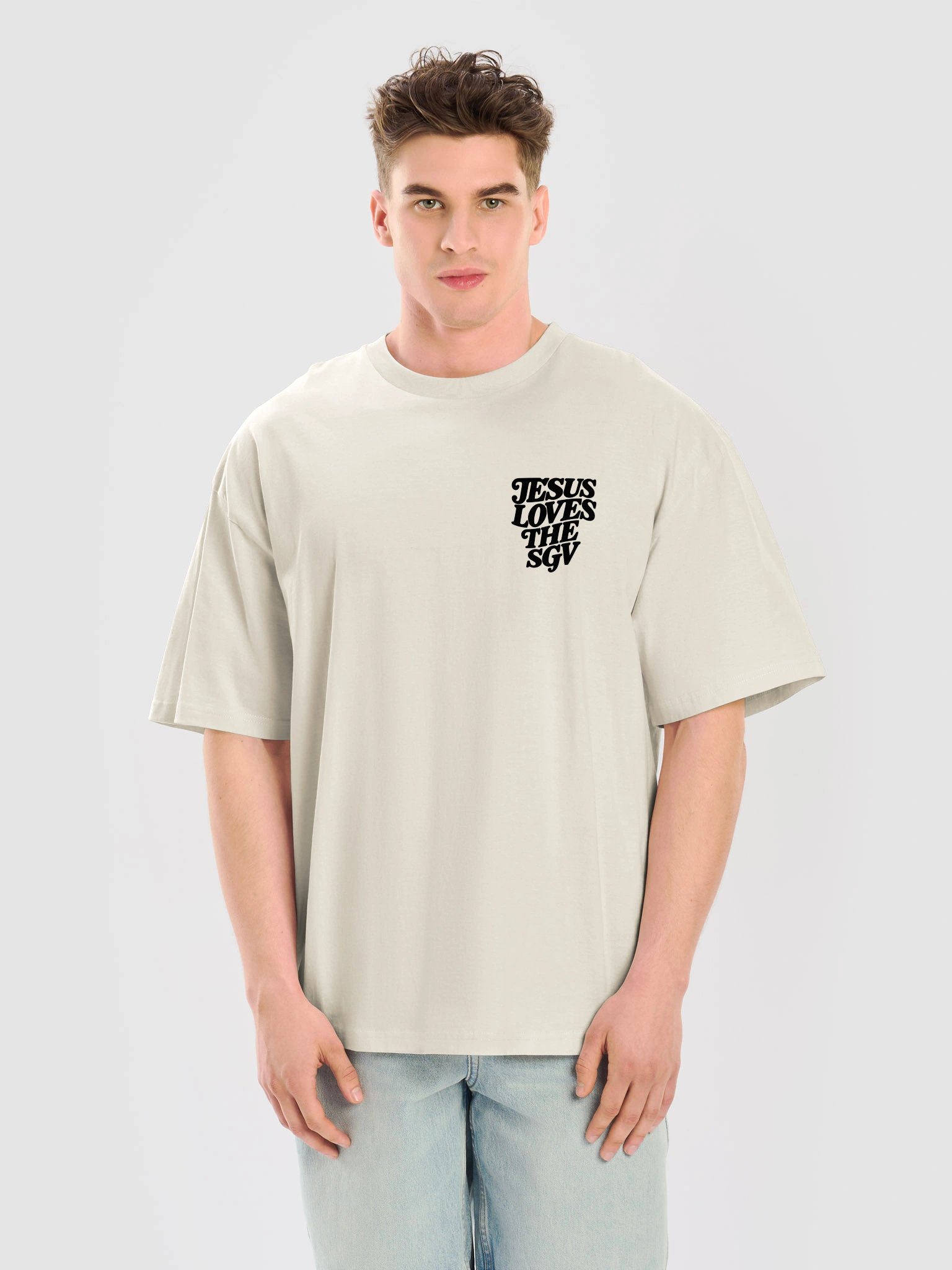 Jesus Loves the SGV Oversized Tee product image (10)