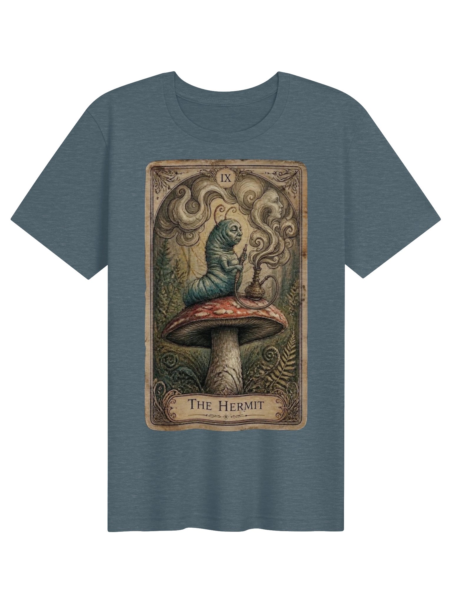 Caterpillar Hermit Tarot Shirt, Whimsical Wonderland Tee product image (2)