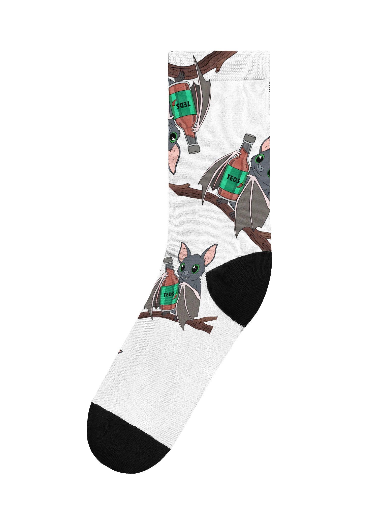 Spicy Bat Crew Socks product image (1)
