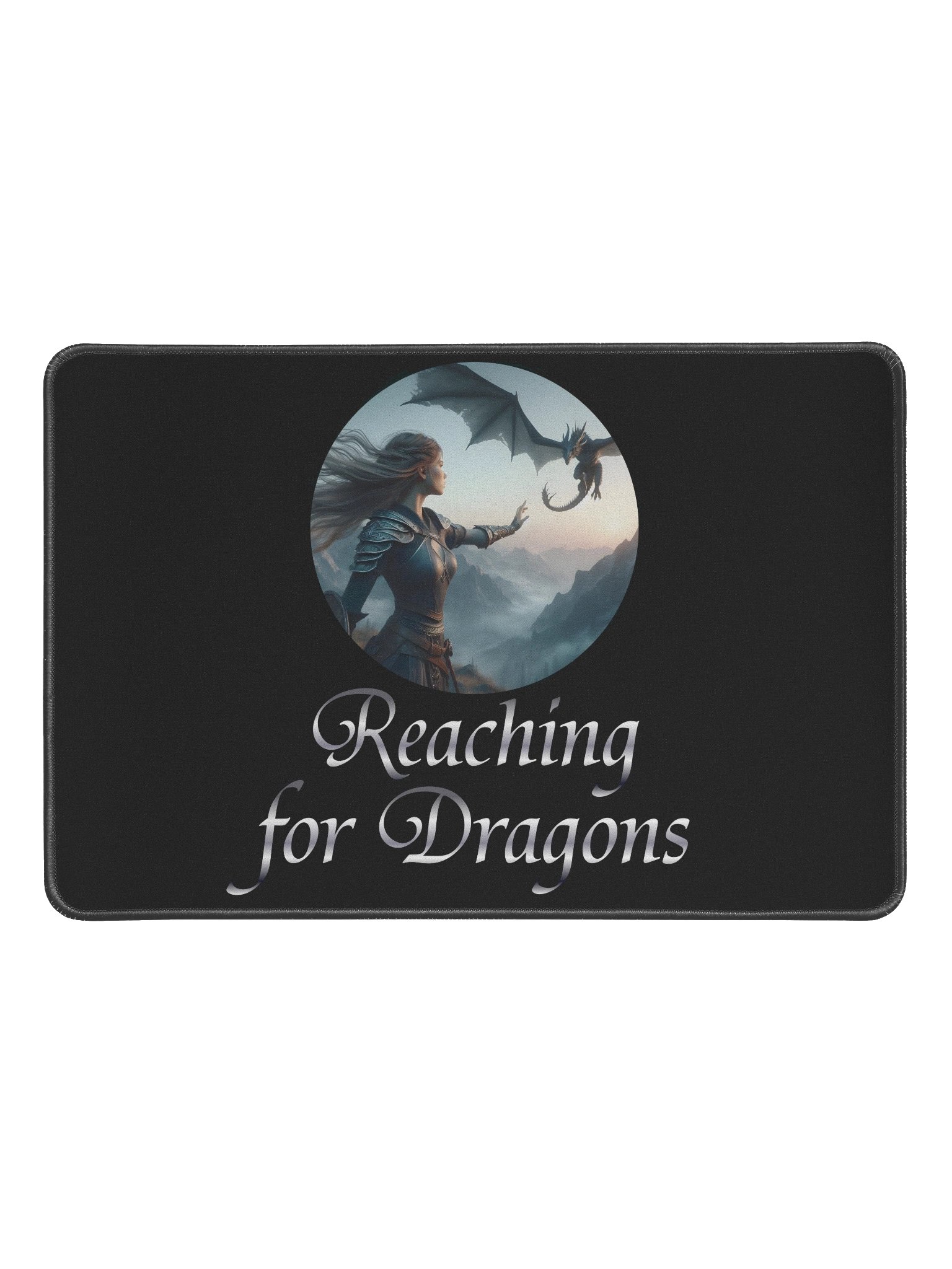 Reaching for Dragons Desk Mat product image (1)
