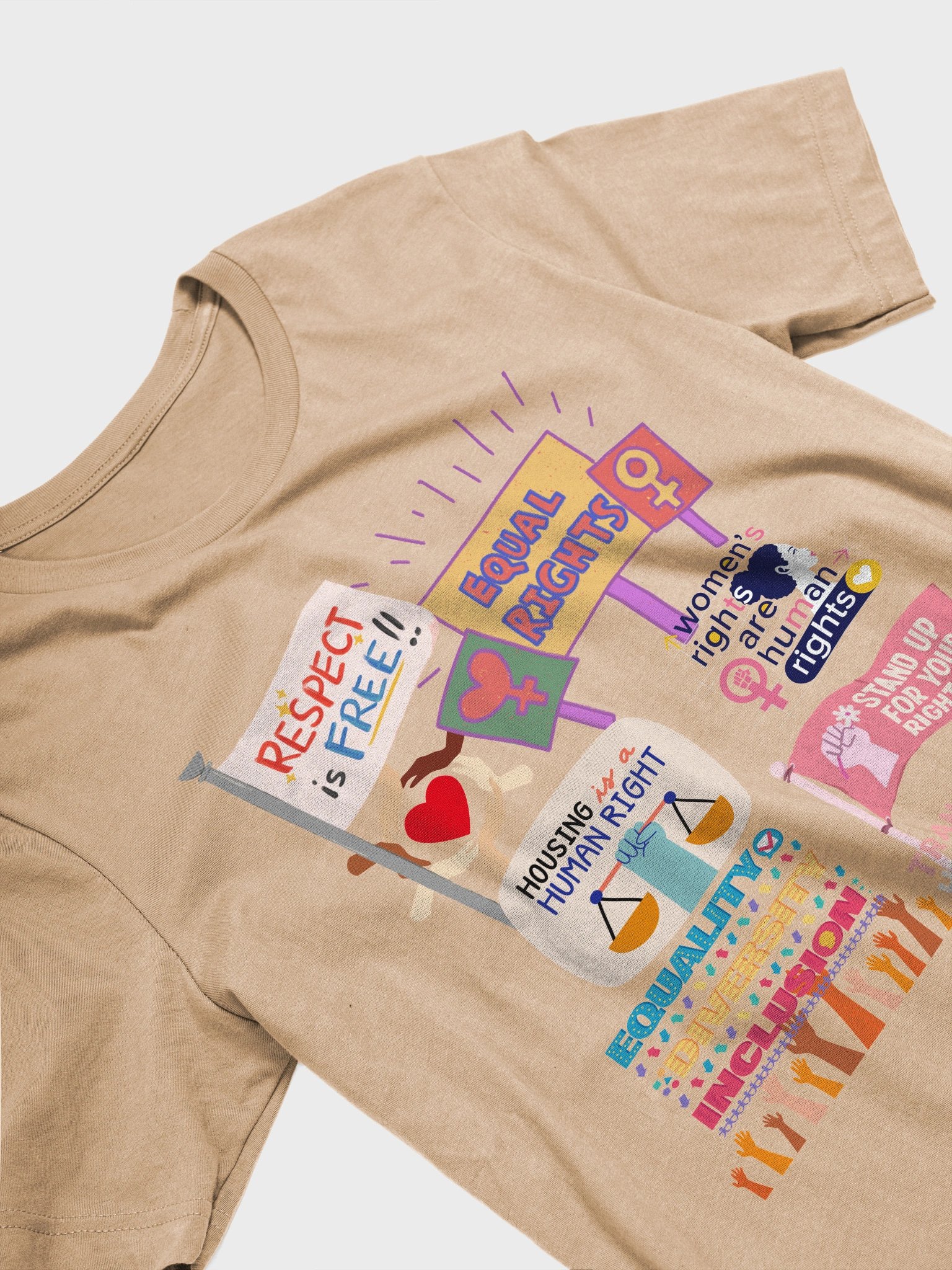 Diversity, Equity, & Inclusion Collage T-Shirt product image (2)
